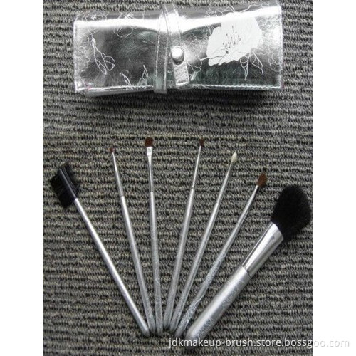 Best Promotion Gift 7pcs Cosmetic Brush Set With Flower Printing